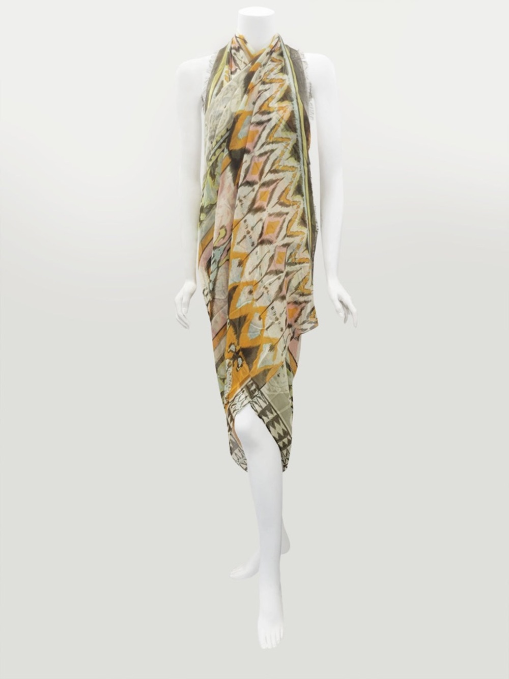 NWT RAJ MARCY PRINTED PAREO / SCARF / STOLE / HALTER DRESS